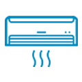 climatisation icone bleu