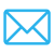 icone bleu mail
